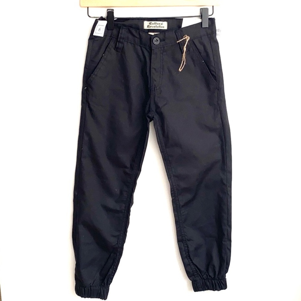 Cultural Revolution black joggers, Size 8, NWT‎